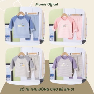 Đồ Nỉ Dày Ấm Thu Đông Cho Bé Trai, Bé Gái Dài Tay BN-01