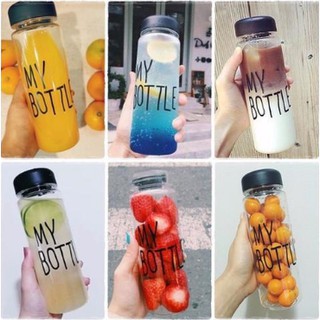 Chai thủy tinh My Bottle 420ml | Bình nước thuỷ tinh My Bottle 420ml đựng Detox