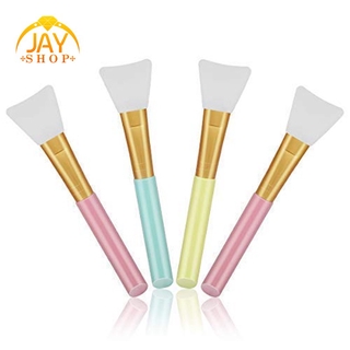 [Hàng mới về] Set 4 cọ silicon đắp mặt nạ bùn đất sét than tre