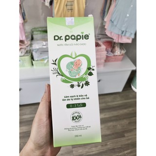 Sữa tắm cho bé thảo mộc Dr. Papie