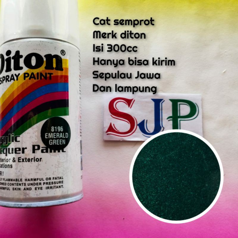 Bình Xịt Sơn Màu Xanh Lá Cây Diton Cat 8196 Pilox Piloc