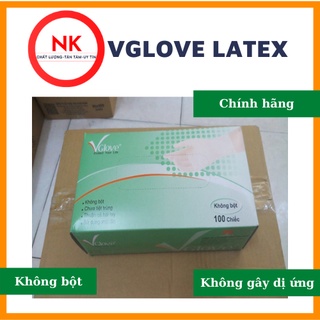Găng tay y tế không bột cao su latex Vglove (1 thùng)