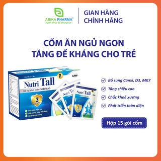 Nutri Tall 1 Tăng Chiều Cao Cho Bé, Chuyên Biệt Phát Triển Chiều Cao Cho Trẻ Dưới 8 Tuổi