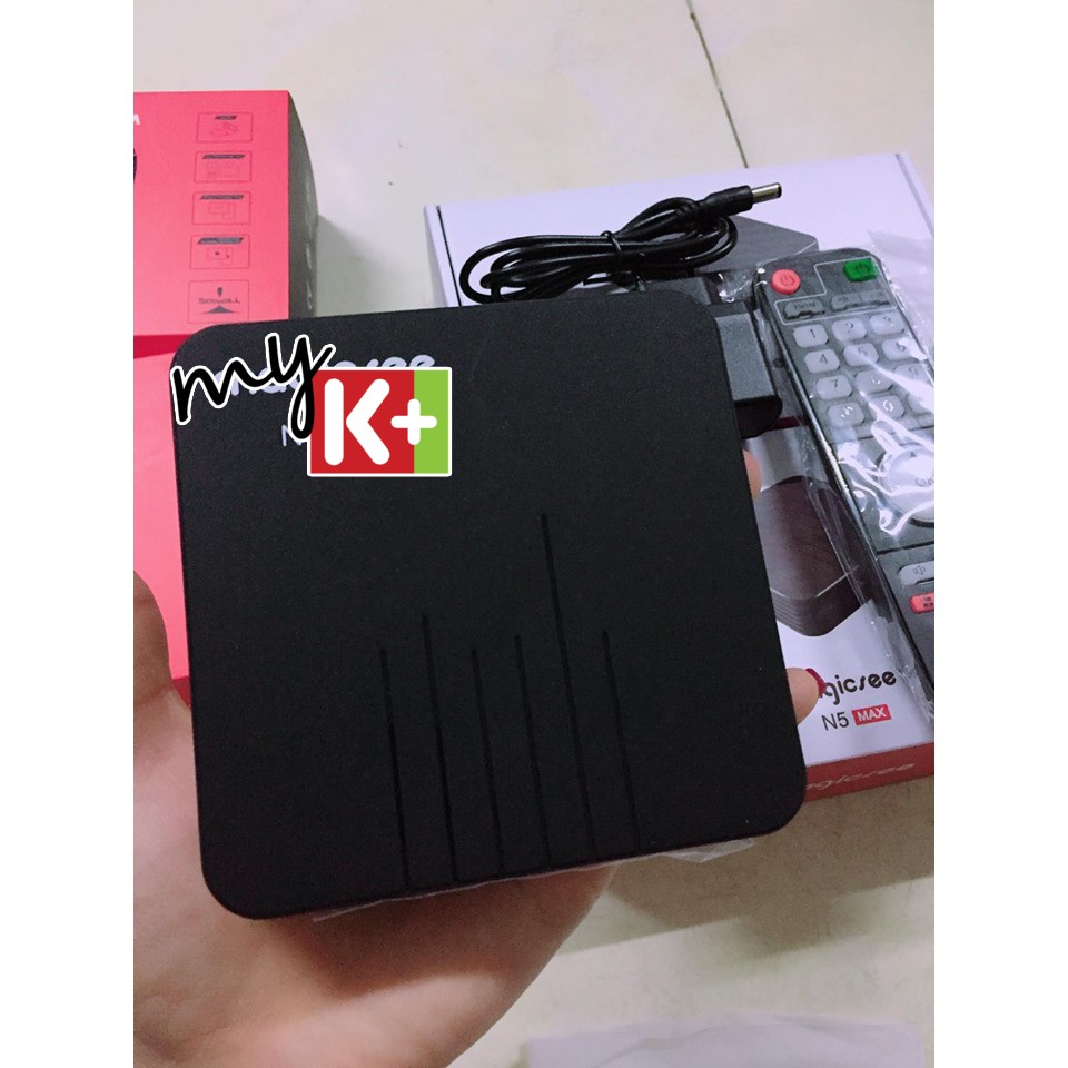 Android TV Box N5 Max, chip S905X3, Ram 4GB, Bộ nhớ 32GB, Bluetooth, Xem 200 kênh truyền hình miễn phí