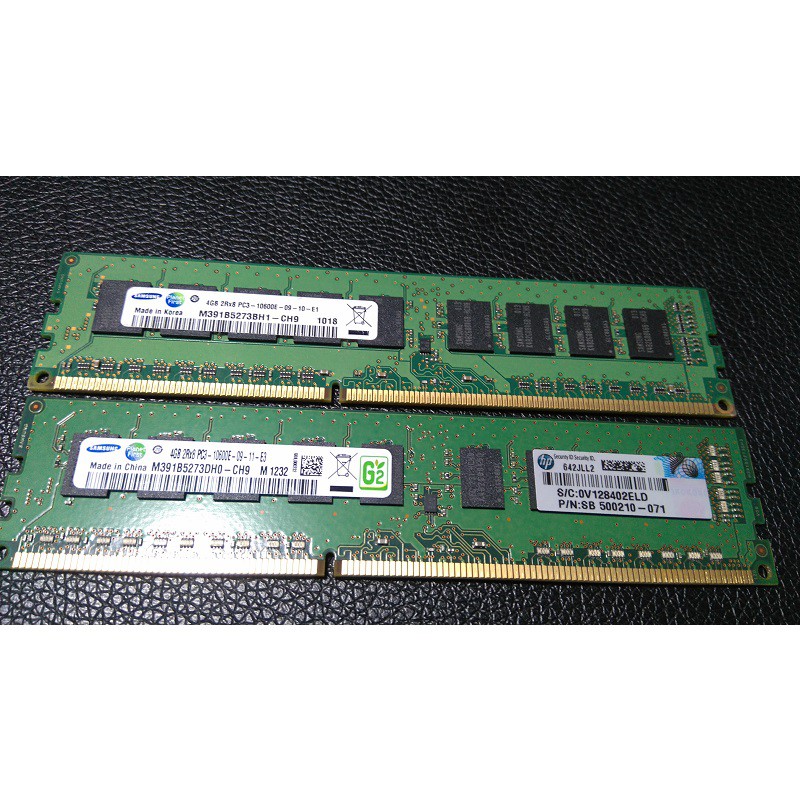 [Mã ELMS05 giảm 5% đơn 300k]Ram ECC Unbuffered 4GB DDR3 (PC3 1.5V) bus 1333 - 10600E tháo máy, bảo hành 1 năm | BigBuy360 - bigbuy360.vn