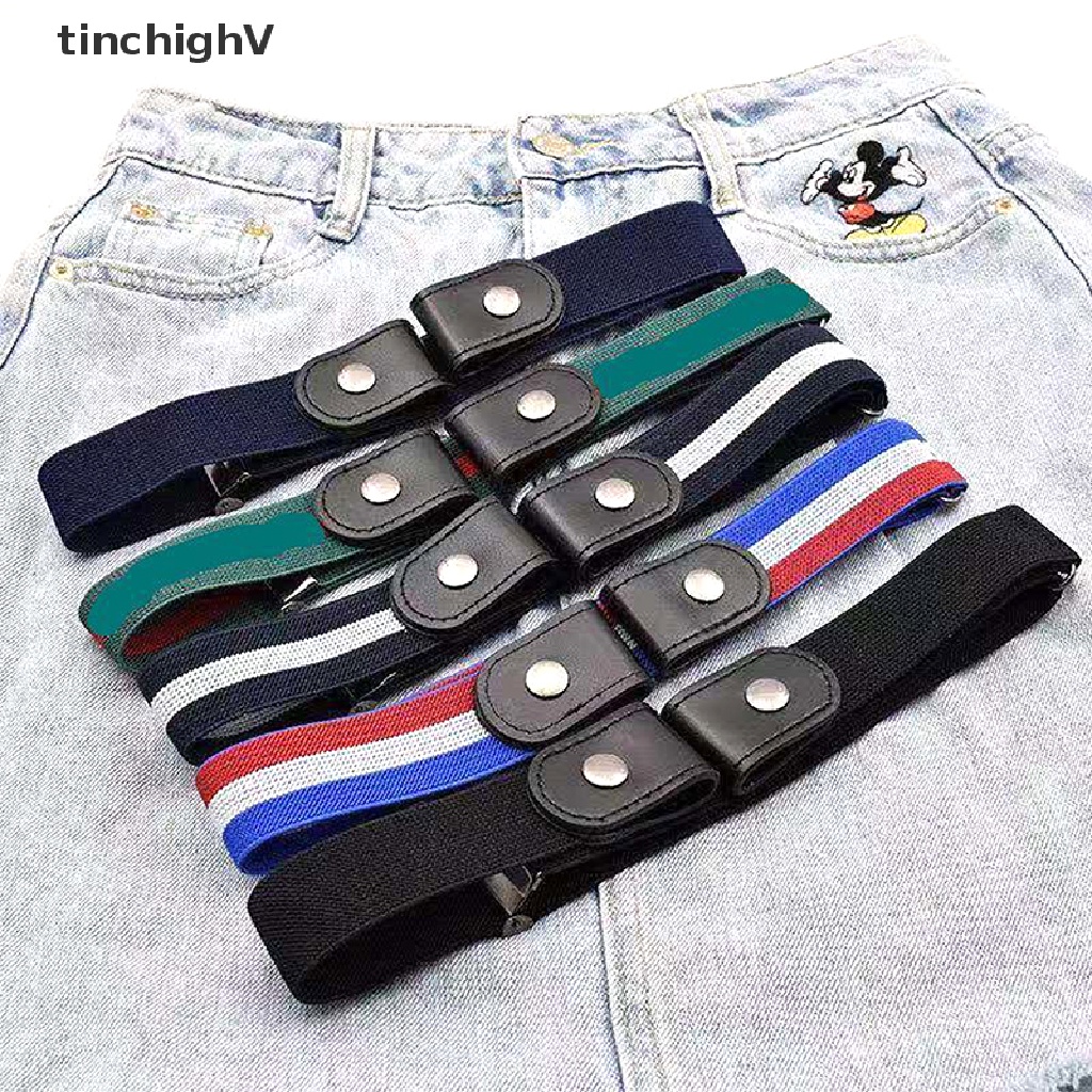 Thắt Lưng Không Khóa Co Giãn Không Đường May Cho Nam Nữ