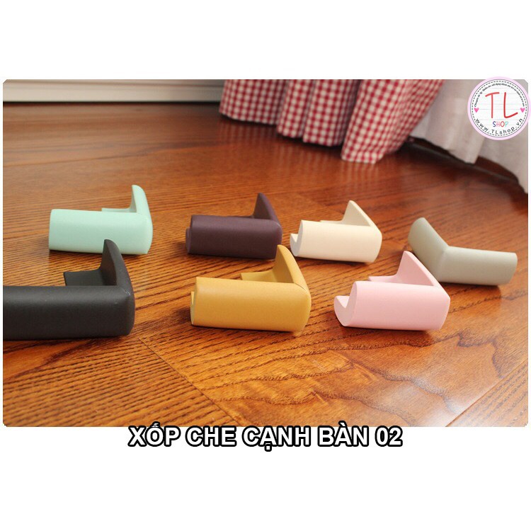 Combo 4 Miếng dán góc bàn bảo vệ an toàn cho bé - bịt góc nhọn bàn