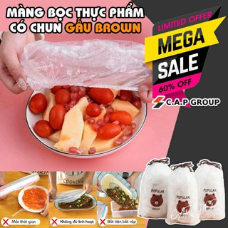 BỌC THỰC PHẨM GẤU ĐA NĂNG 3 TRONG 1 SET 100c