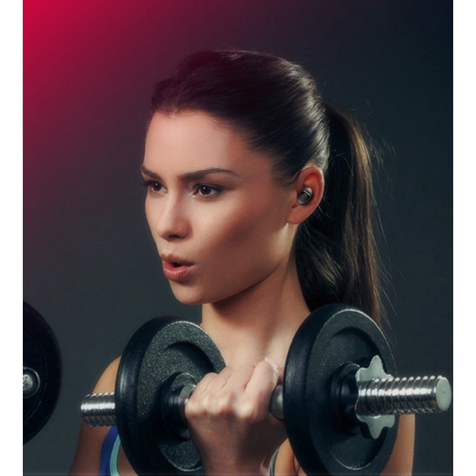 Tai Nghe Bluetooth Không Dây - Chống Nước IPX7 - Tích Hợp Micro - Tự Động Kết Nối - Nhỏ Gọn