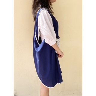 Tạp dề linen đan chéo sau lưng