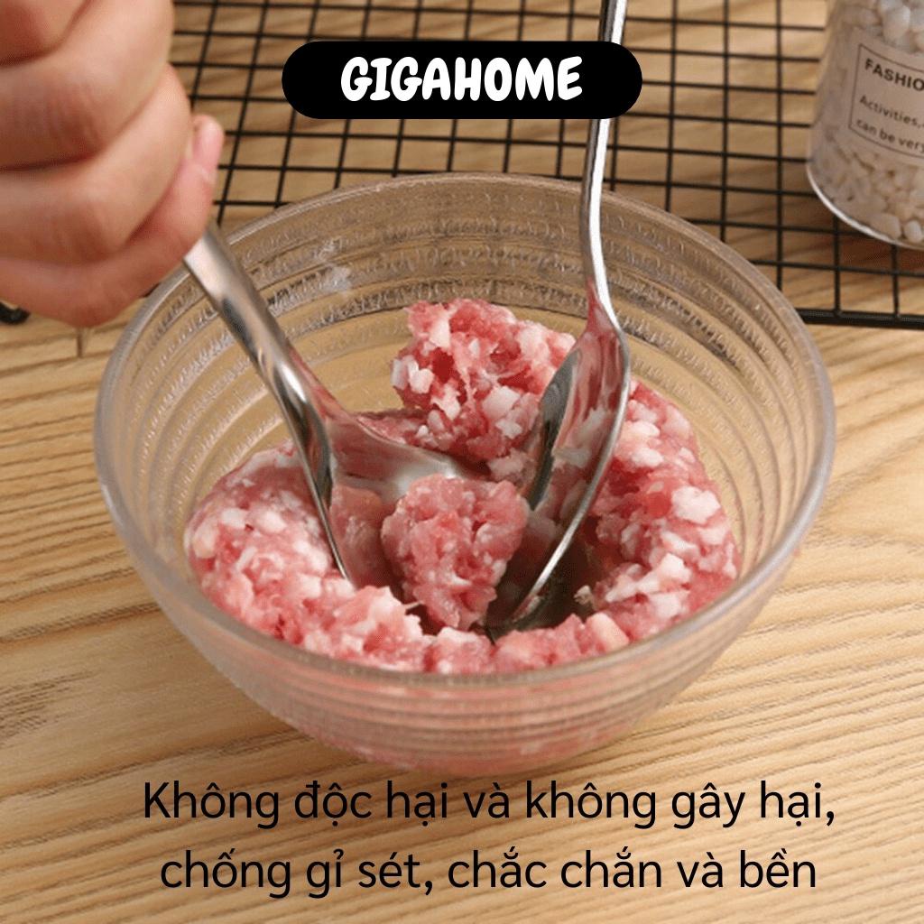 Muỗn vớt  GIÁ VỐN]  Khuôn thìa tạo thịt viên, tạo hình đồ ăn cho gia đình 8341