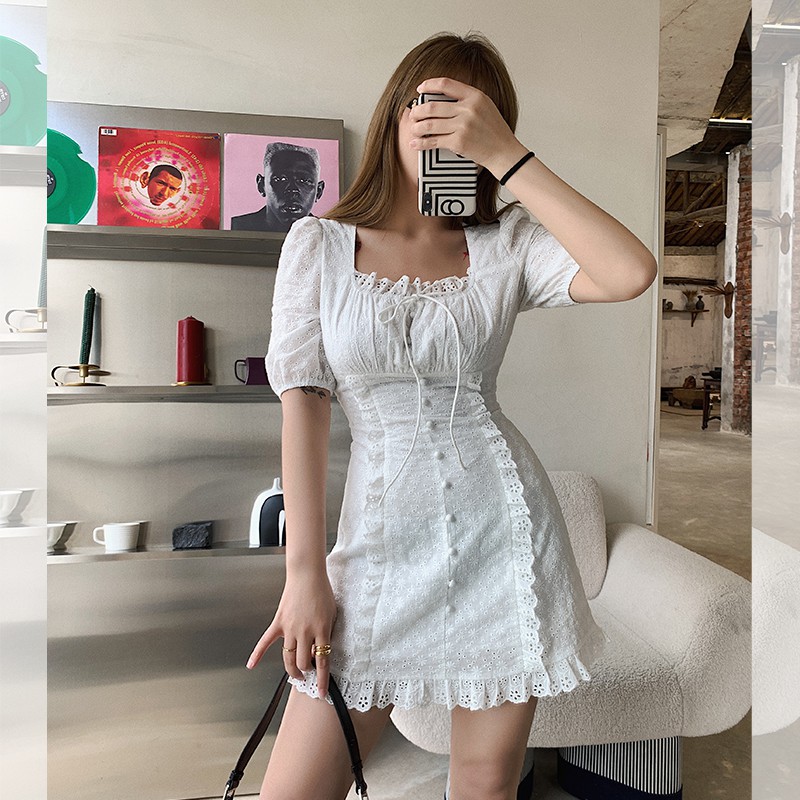 Đầm dự tiệc body ngắn tay dáng ôm ulzzang Hàn Quốc, Váy body dáng ngắn dự tiệc - Roxie | BigBuy360 - bigbuy360.vn