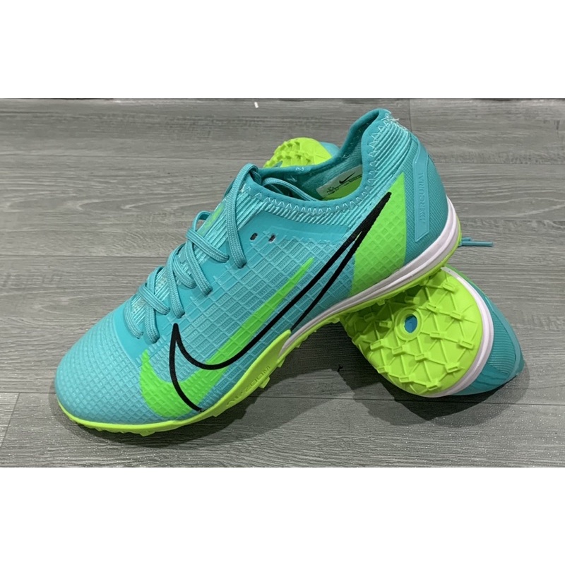 ⛸️ Giày bóng đá sân nhân tạo MERCURIAL ZOOM VAPOR 14 PRO TF Xanh(tặng tất fullbox) *  *