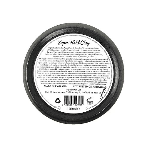 [Chính Hãng UK] Pomade vuốt tóc Dapper Dan ULTRA MATTE CLAY (100g)