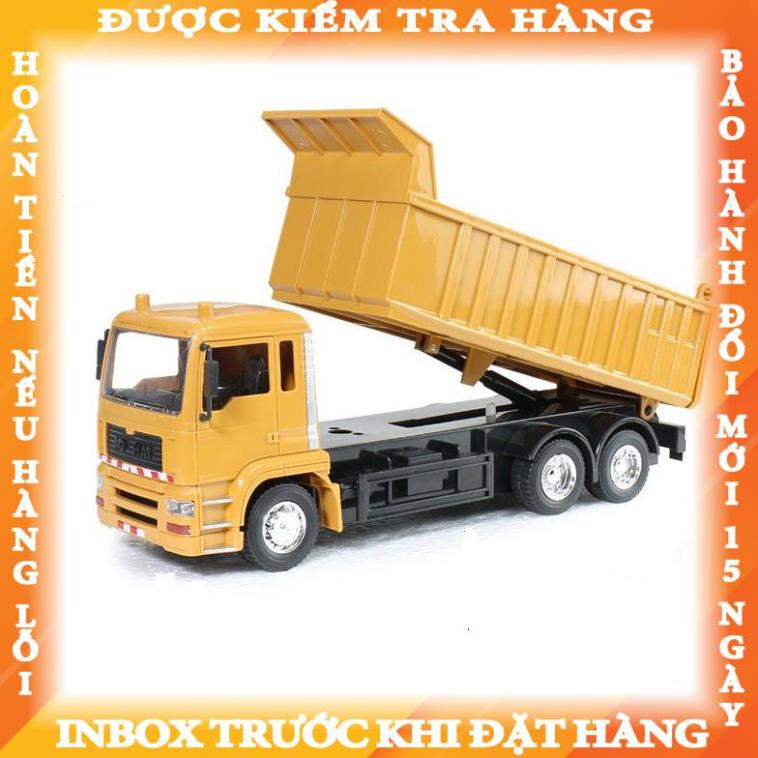 Xe tải ben điều khiển nhâng hạ ben, đánh lái tiến lùi từ xa Aihao-RC219 nhocslun