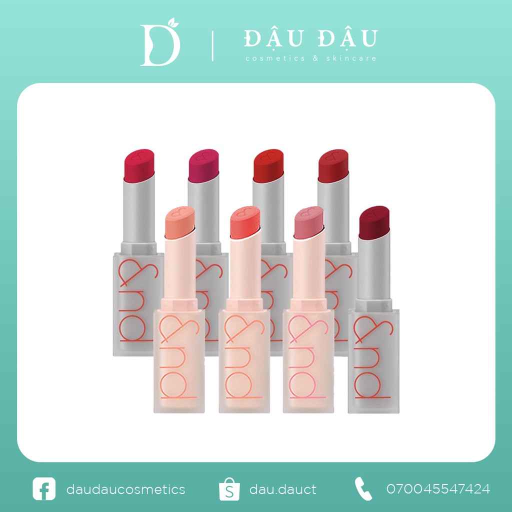 Son thỏi Romand New Zero Matte Lipstick