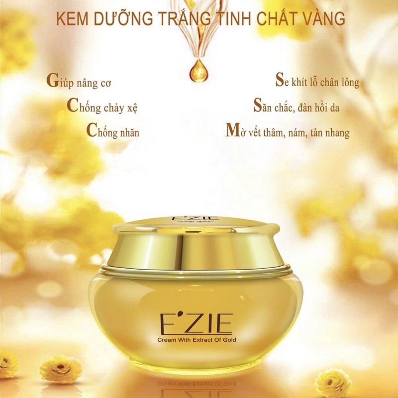 KEM DƯỠNG TRẮNG DA EZIE KEM DƯỠNG EZIE KEM EZIE TINH CHẤT VÀNG