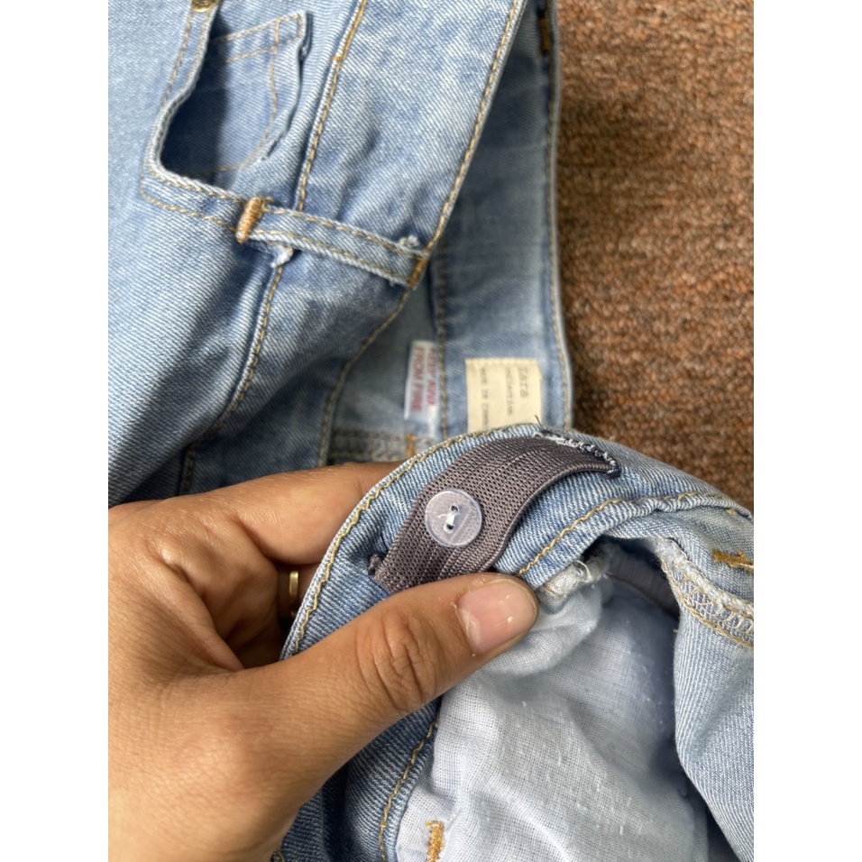 -QUẦN SHORT JEAN TRÊN GỐI ZARA VẢI SIÊU MỀM - CHO BÉ TRAI VÀ BÉ GÁI  -MÃ QBG05