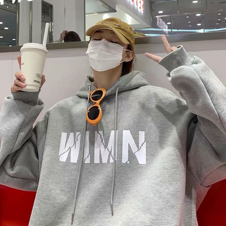 Áo hoodie tay dài thời trang mùa thu cho cặp đôi M đến 8Xl