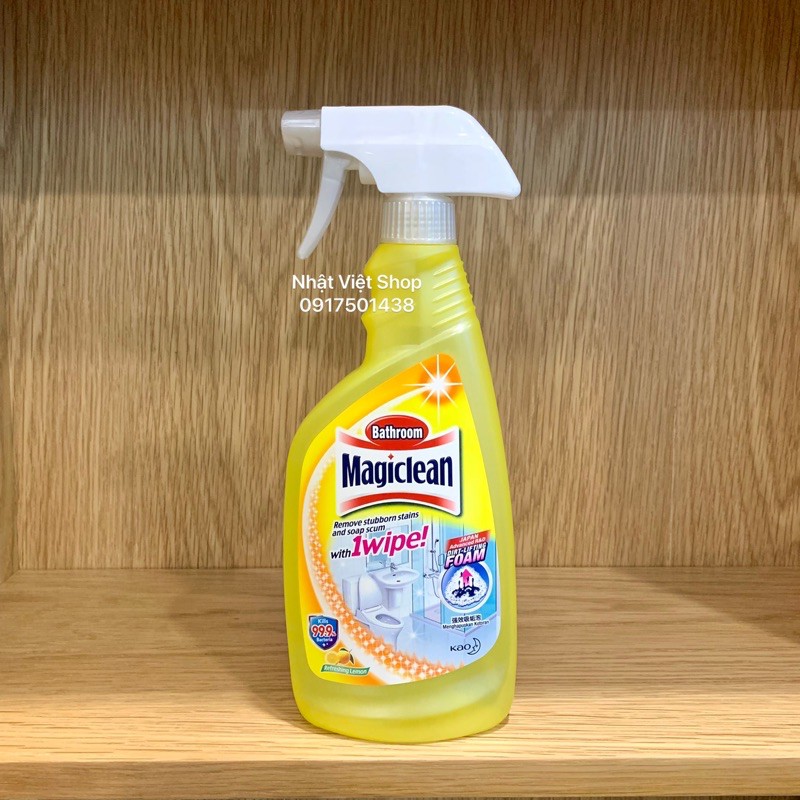 MAGICLEAN - Nước Tẩy Rửa Nhà Tắm Hương Chanh 500ml