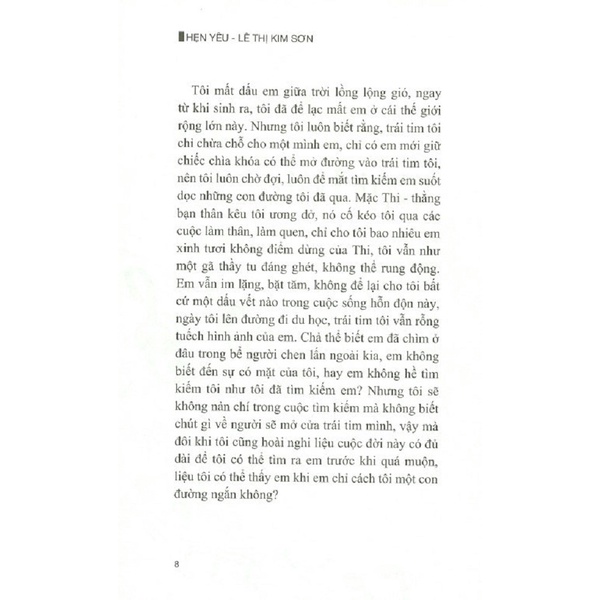 Sách - Hẹn Yêu - Lê Thị Kim Sơn