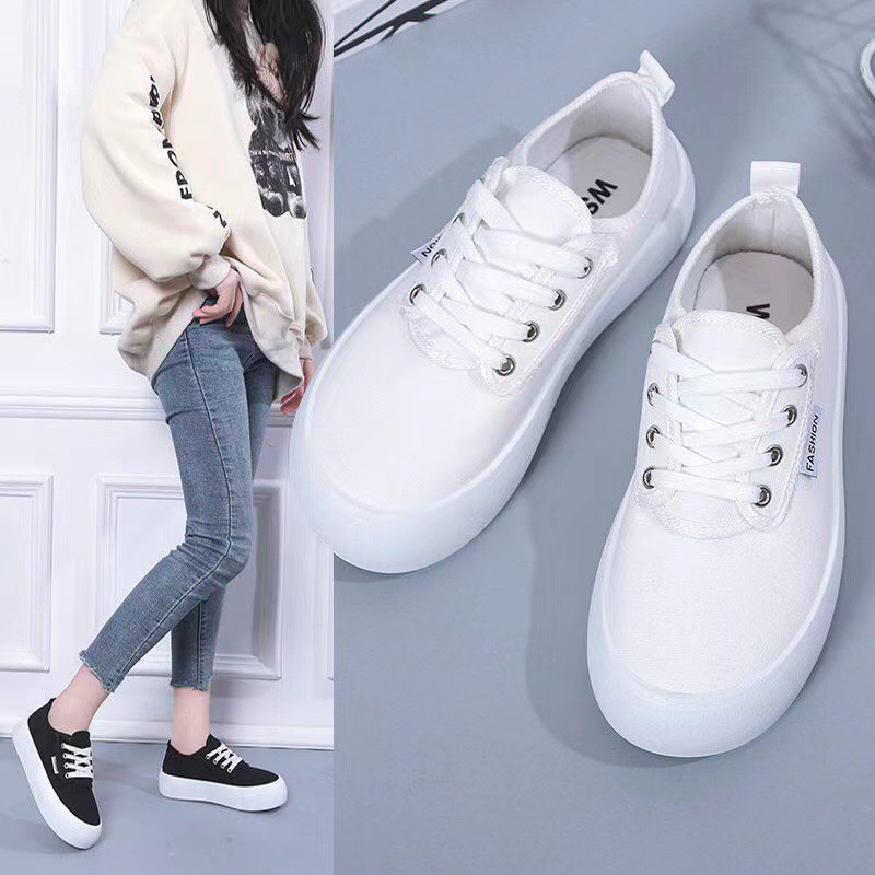 Giày thể thao bánh mì đế cao fashion