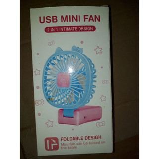 QUẠT CẦM TAY MINI SIÊU CUTE (SẠC ĐIỆN CỔNG USB)