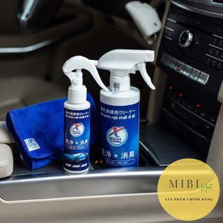 [TẶNG QUÀ] Xwash for car Vệ sinh nội thất Ô tô Combo chai 500ml + 100ml - Tặng Kèm Khăn Lau Cao Cấp