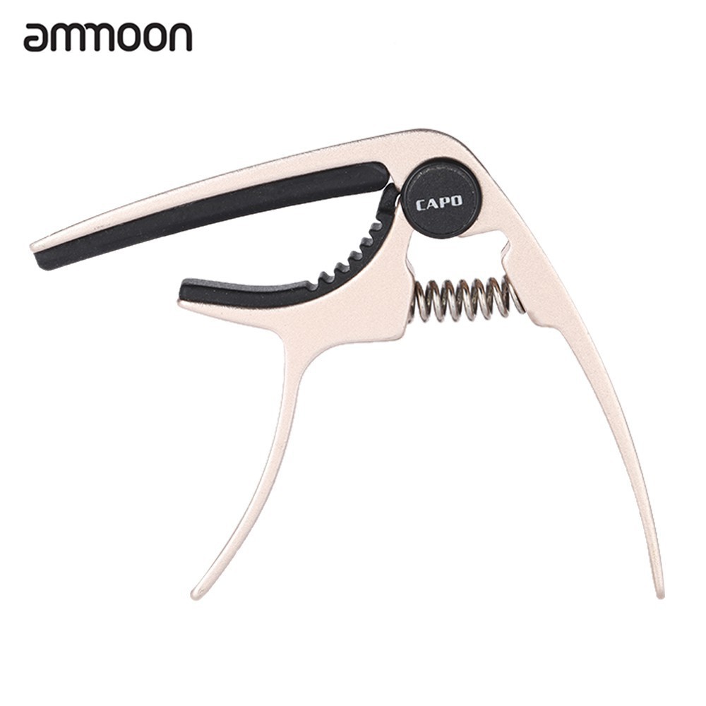 New Store Big Sale ammoon Metal Guitar Capo Quick Change Single-handed Lightweight Strong Accessory