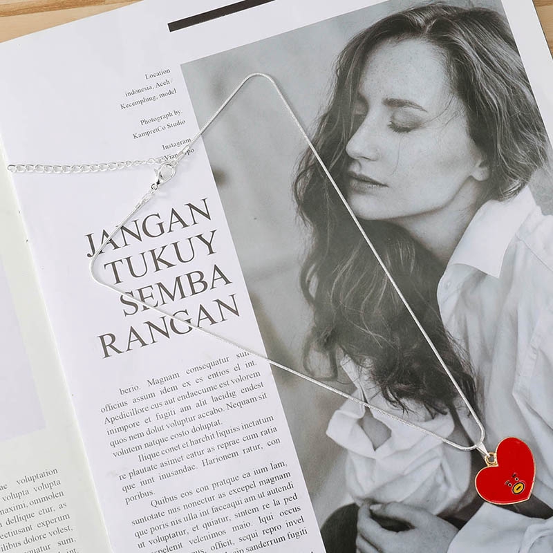 Vòng cổ hợp kim mặt hoạt hình BTS