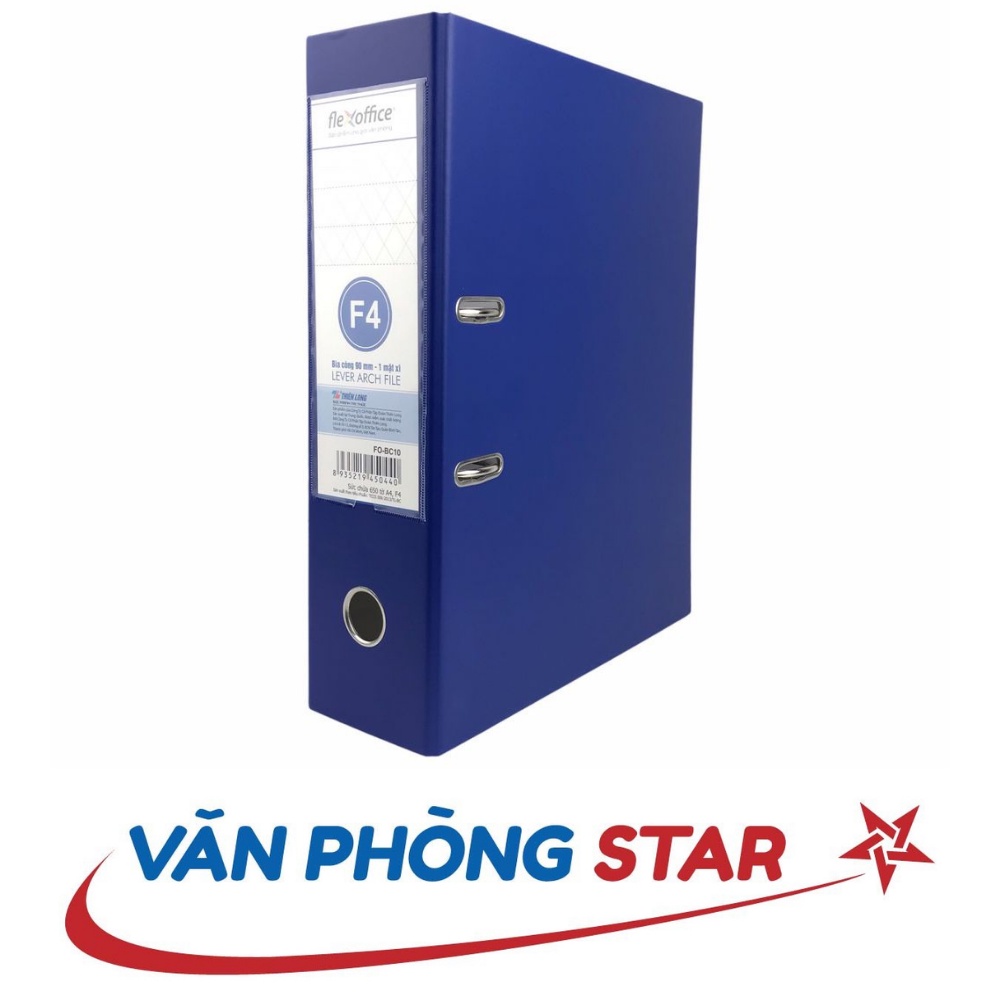 01 cái : Bìa còng 9cm F4-Xanh Đậm FO-BC10