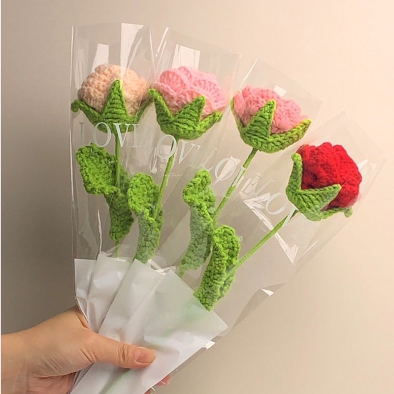 DIY Gói Nguyên Liệu Móc Cành Hoa Hồng   - Quà Tặng Handmade Tự Làm Ý Nghĩa [Có hướng dẫn]