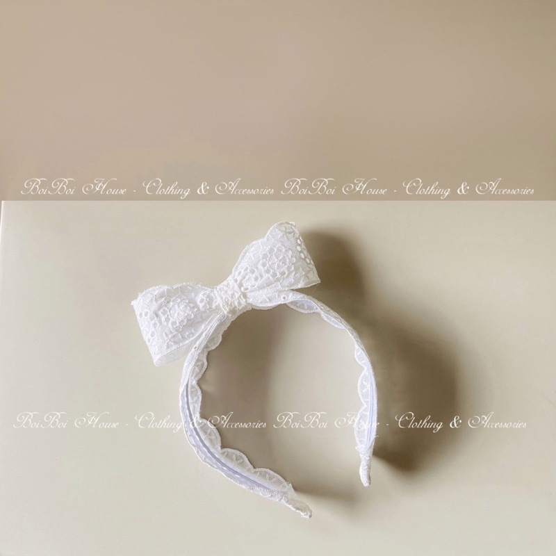 Turban, bờm nơ dựng thiết kế style Korea cho bé