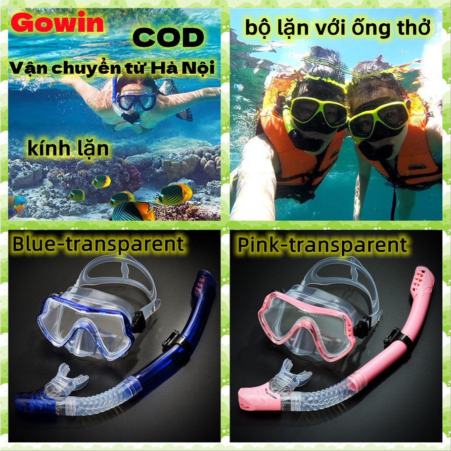 GOWIN kính lặn người lớn sử dụng mặt nạ lặn bộ đồ lặn lặn kính bơi diving goggles swimming mask kính cường lực  silicone