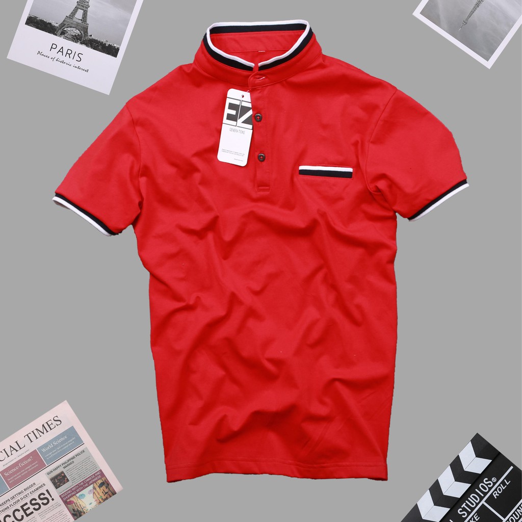 Áo thun nam tay ngắn chất cổ trụ đẹp | BigBuy360 - bigbuy360.vn