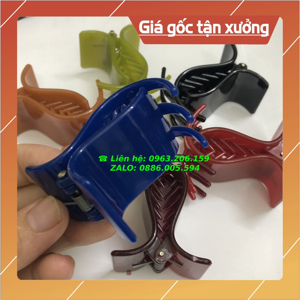 [HOT] Kẹp Tóc Càng Cua Đa Sắc 5 Răng To Dày Cá Tính, Thời Trang, Phong Cách, Chắc Chắn