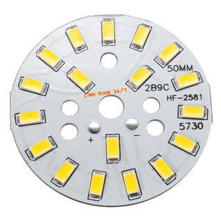 Nhân Đèn Led Chip Led 21-24V 9W Sáng Ấm 18 LED Đường Kính 50mm