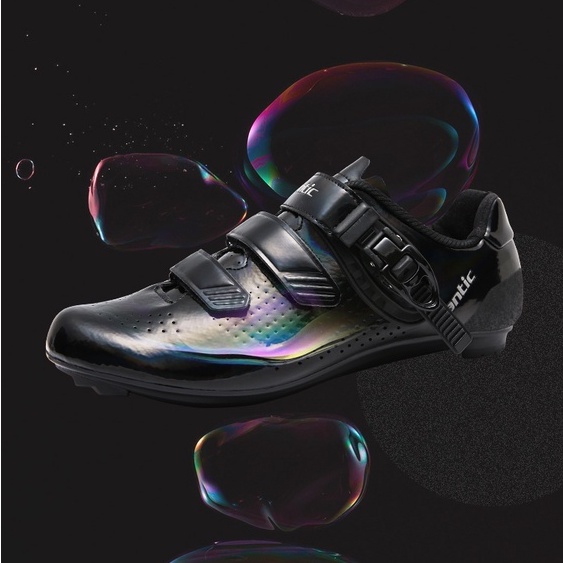 Santic Nam giày đi xe đạp cho người mới bắt đầu giày đi xe đạp giày đi xe đạp chống trượt thoáng khí Khóa xe đạp giày có đệm K20MJ149