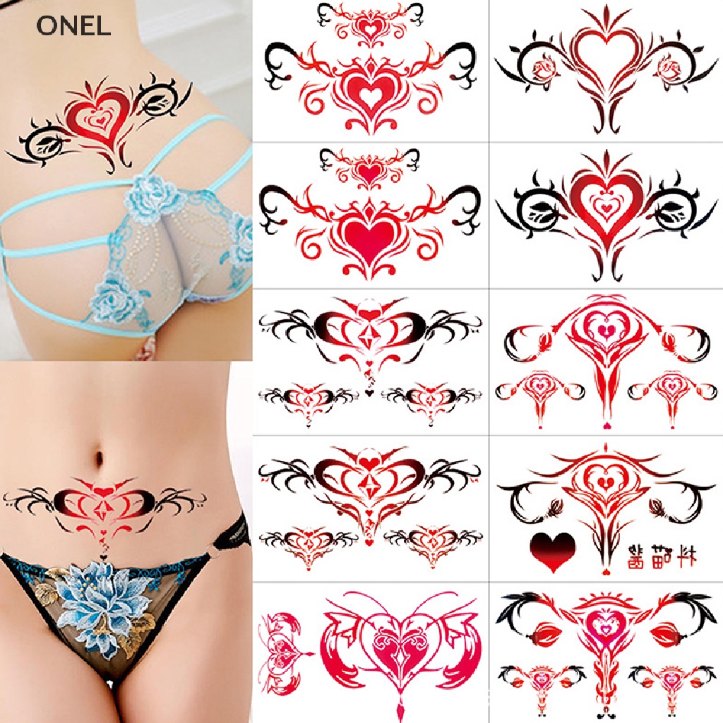 10 / 20 Hình Xăm Dán Tạm Thời Tatoo Sex Chống Nước