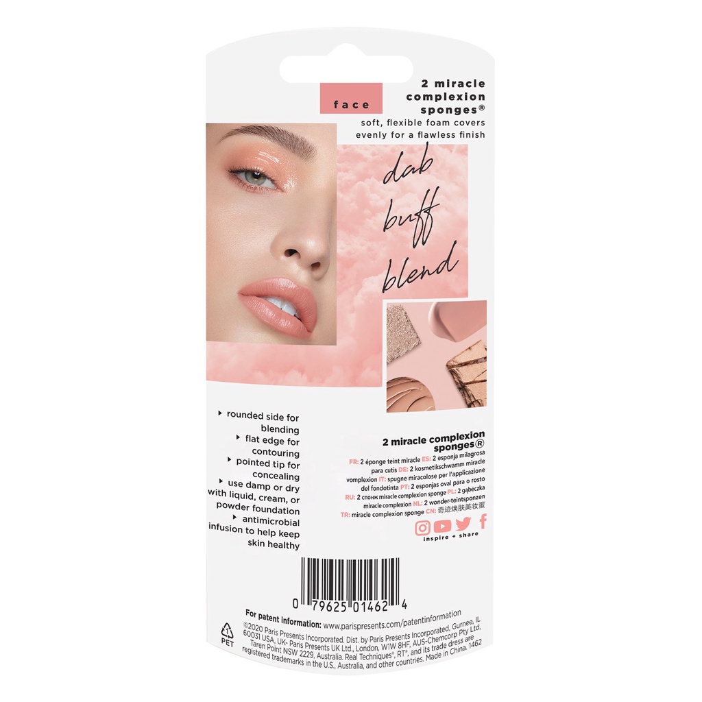 Mút Tán Nền Real Techniques miracle complexion Sponges (2 miếng)