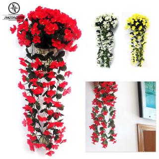 Hoa violet nhân tạo dạng treo tường dùng để trang trí nội thất