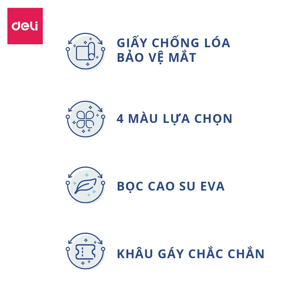 Sổ tay ghi chép kẻ ngang Deli bìa bọc chống nước 140x203mm hình ảnh phi hành gia 32K 120 trang Nhiều màu lựa chọn T3260