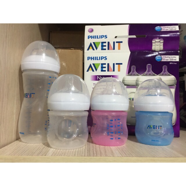 bình sữa Avent natural ( mô phỏng tự nhiên ) 125ml, 260ml, 330ml