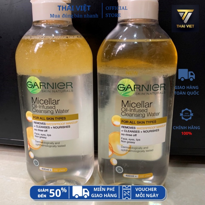 Dầu tẩy trang #Garnier vàng