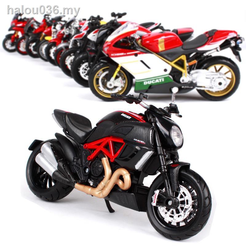 Mô Hình Xe Mô Tô Ducati V4 S Big Devil 1199 696 Bằng Hợp Kim Tỉ Lệ 1: 18