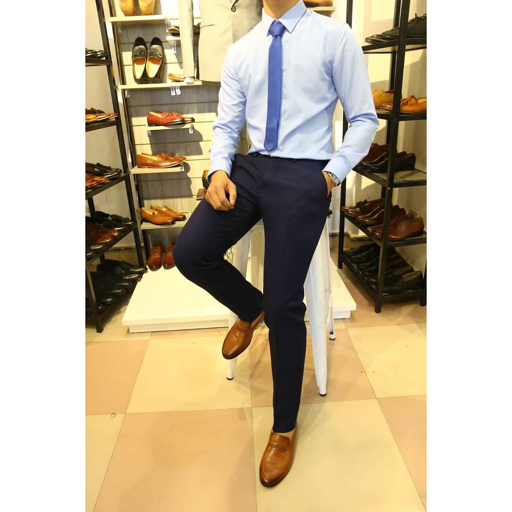 Quần Tây Nam PHONG CÁCH HÀN QUỐC, Quần Âu Nam VINETO Dáng Ôm Co Giãn Nhẹ QA04 | BigBuy360 - bigbuy360.vn