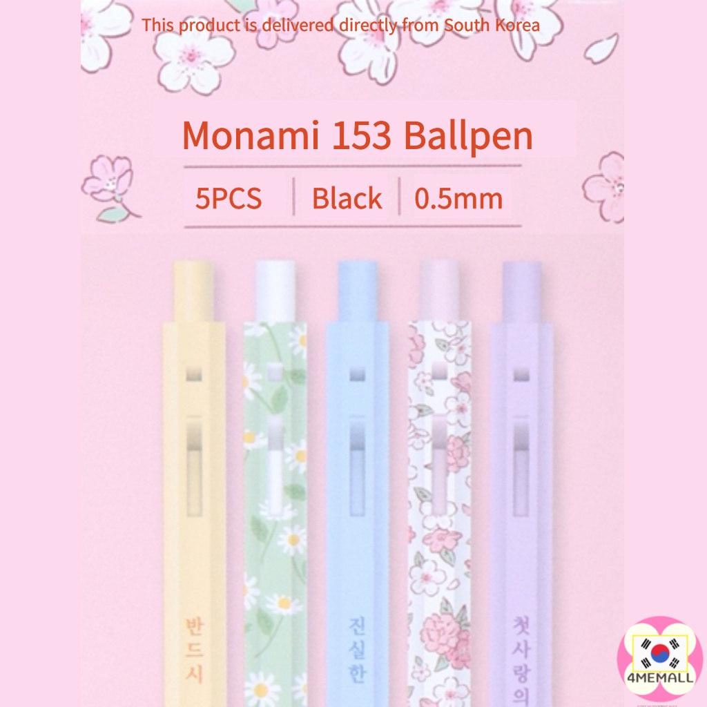 DAISO Bộ bút bi Monami 153