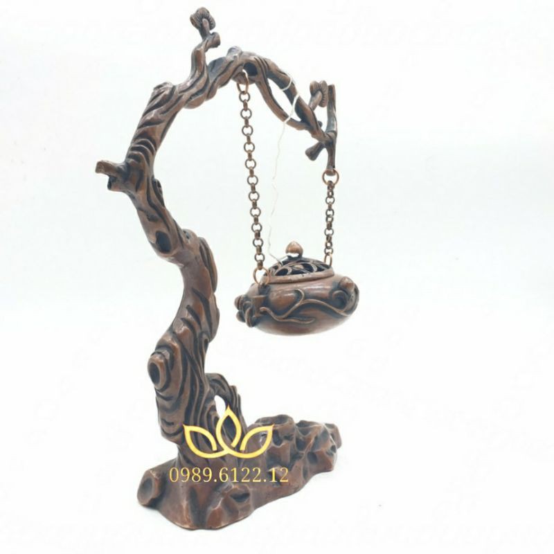 Xông Trầm Bonsai đỏ đón năm mới