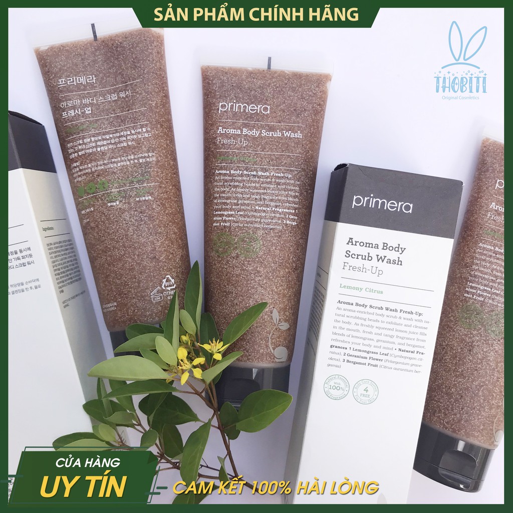 Tẩy da chết toàn thân Primera Aroma Body Scrub Wash