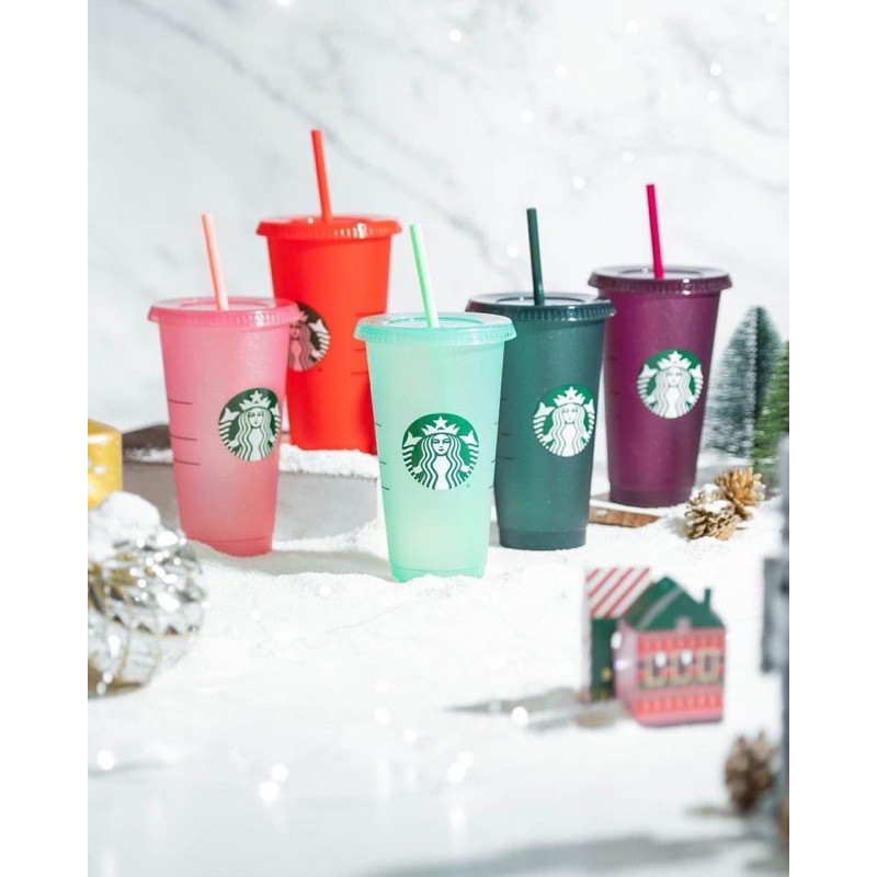 LY STARBUCKS - HOLIDAY GLITTER COLD CUP